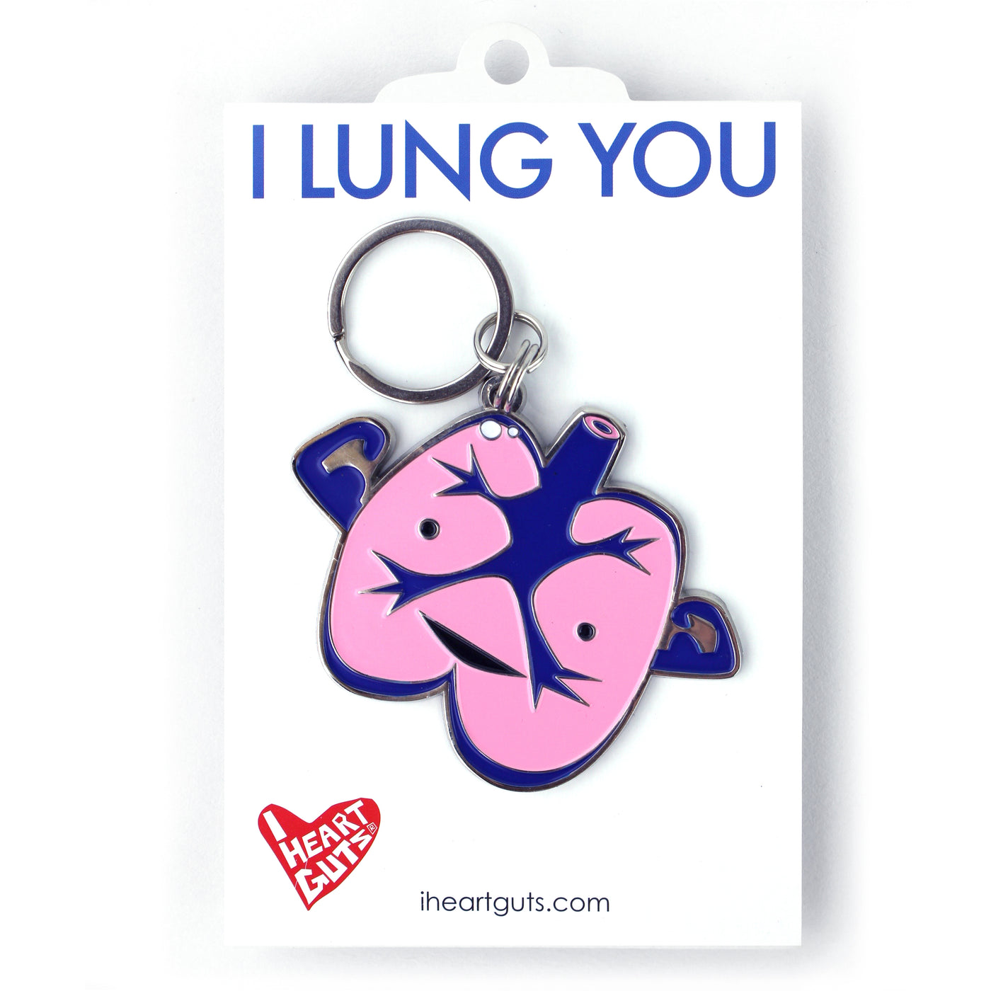 Lungs Keychain - Anatomical Lung Keychain - Human Organ Lungs Keychains
