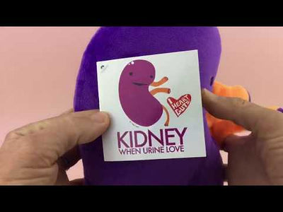 Kidney Plush Toy - When Urine Love! - Plush Organ Stuffed Toy
