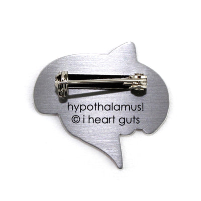 Hypothalamus Lapel Pin - Gland of the Living! - I Heart Guts