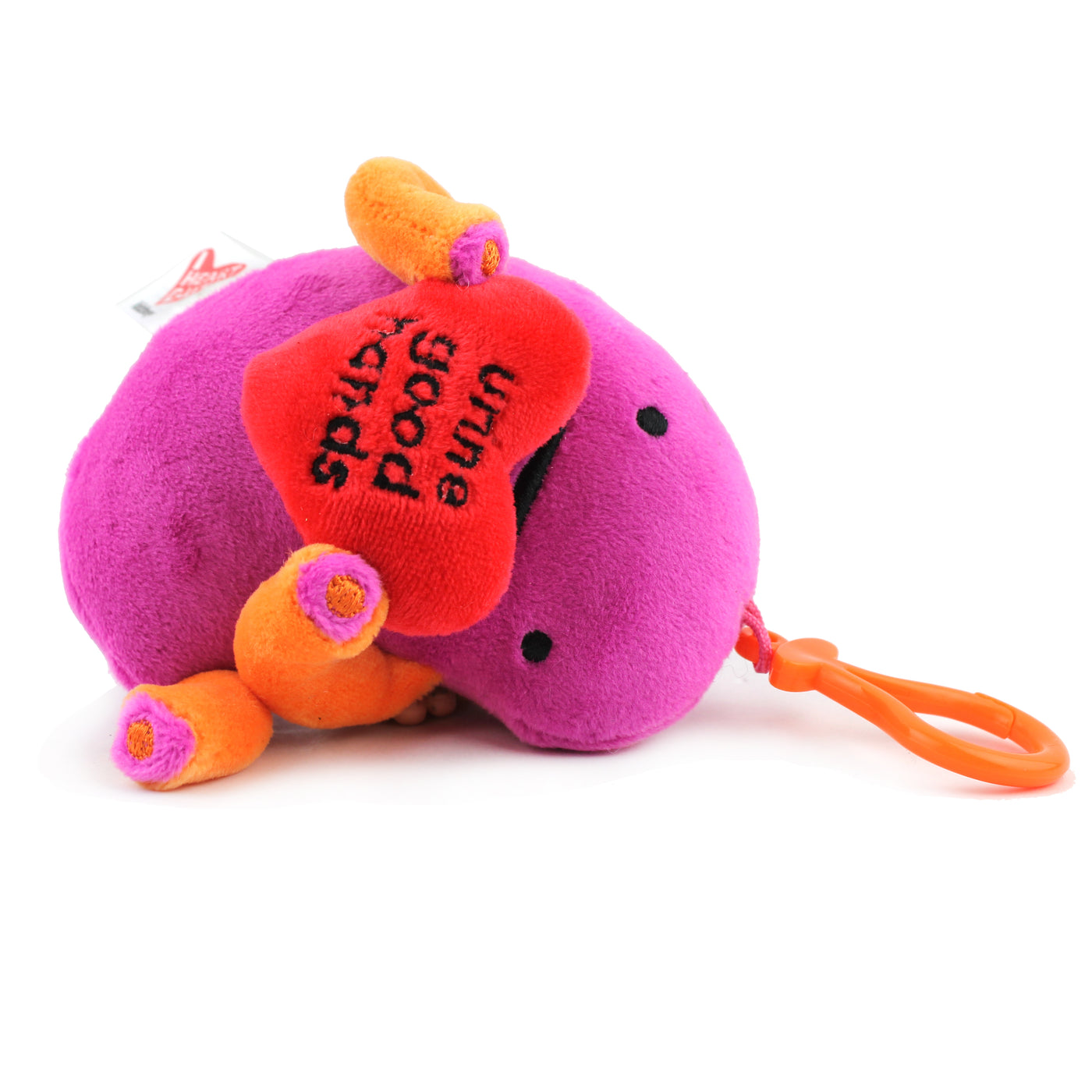 Kidney Mini Plushie Bag Charm - Urine Good Hands 4" Keychain