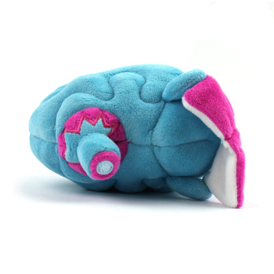 Brain Mini Bag Charm - Cute Brain 5" Plushie Keychain for Studying, Mental Health, Neuroscience