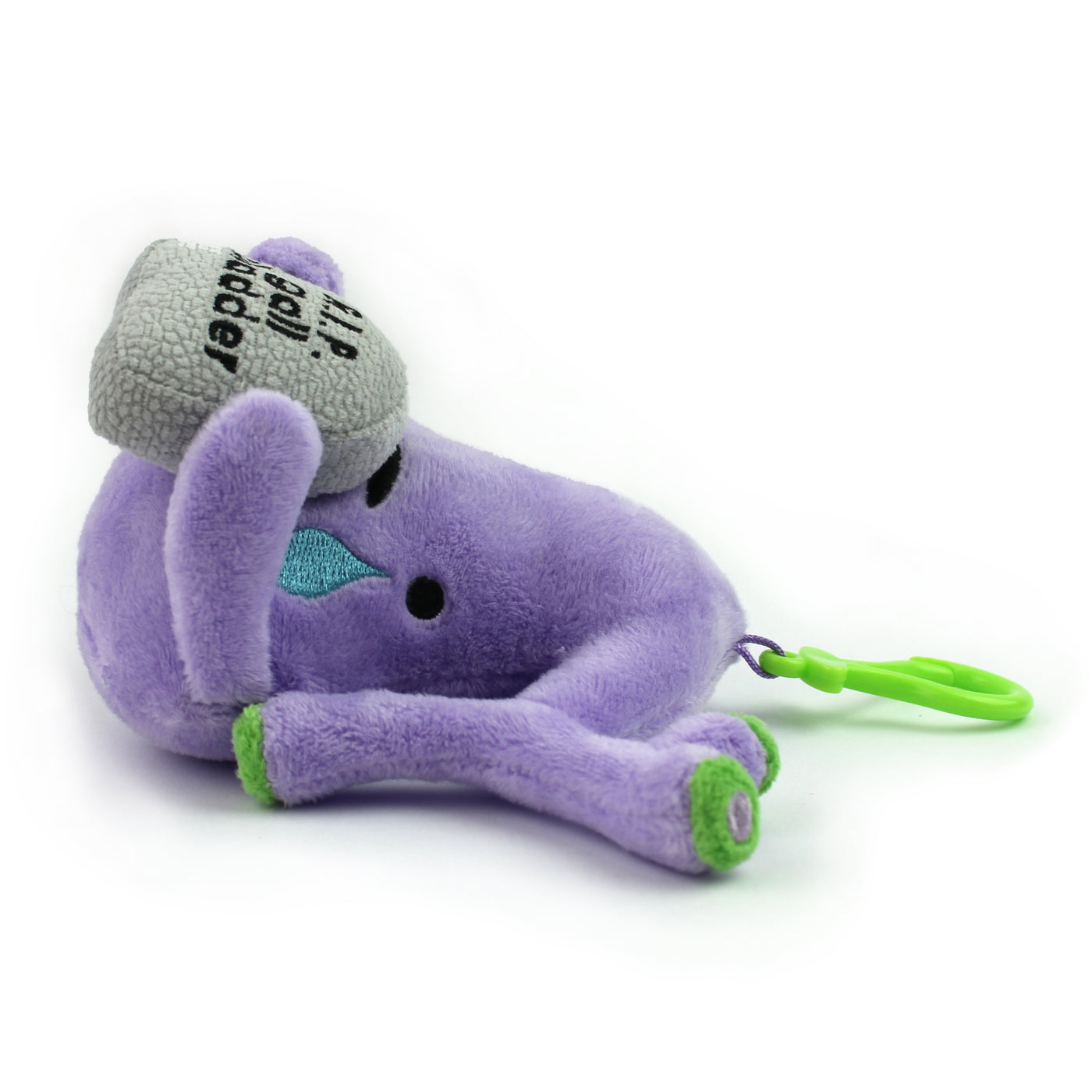Gallbladder Mini Plushie Bag Charm - 5" Cute Gallbladder Surgery Gift, Gallbladder RIP Plush Keychain