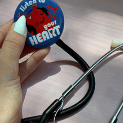 Listen to Your Heart Magnet | Surgery Recovery Funny Cardiology Heart Disease Cute Gifts