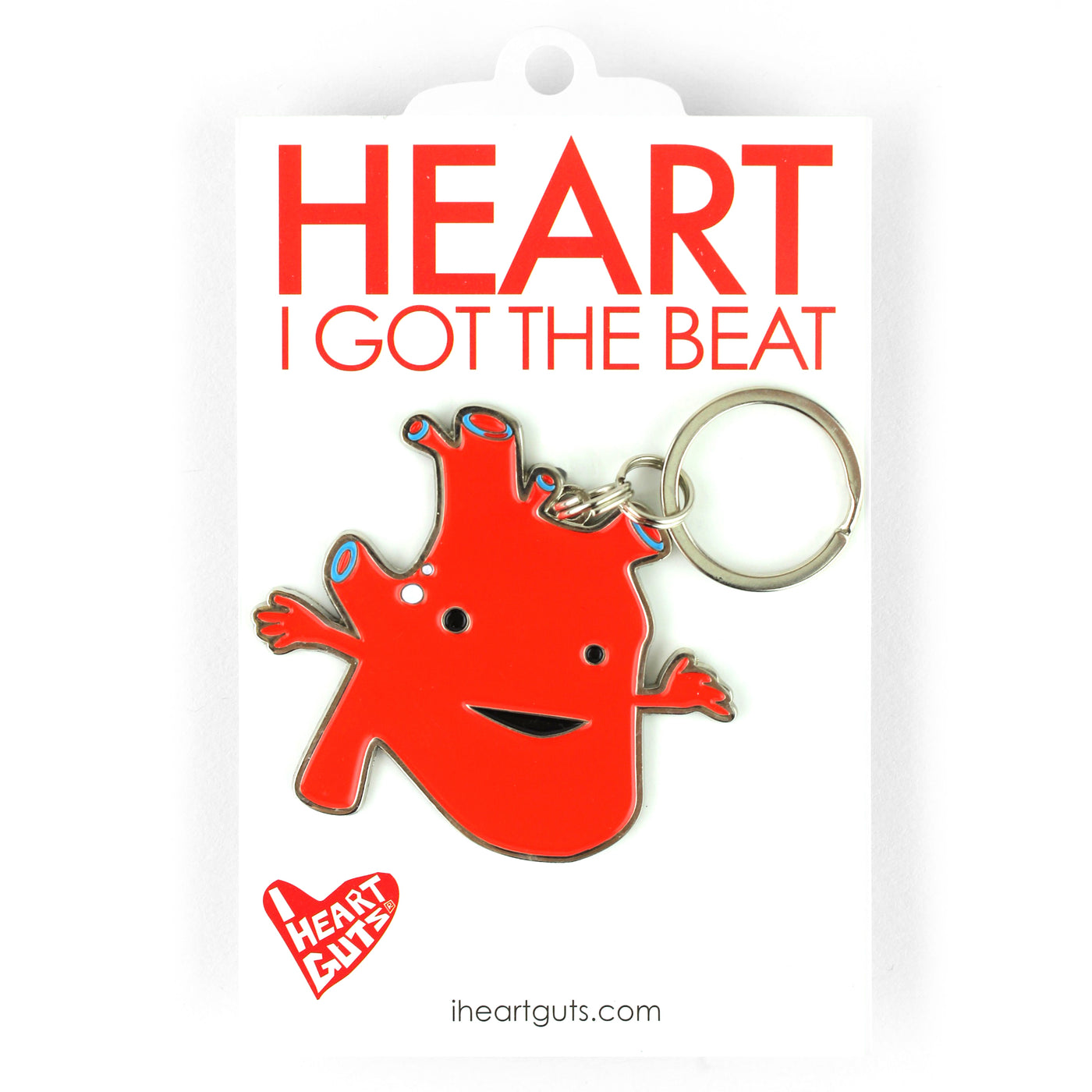 Heart Keychain - I Got the Beat