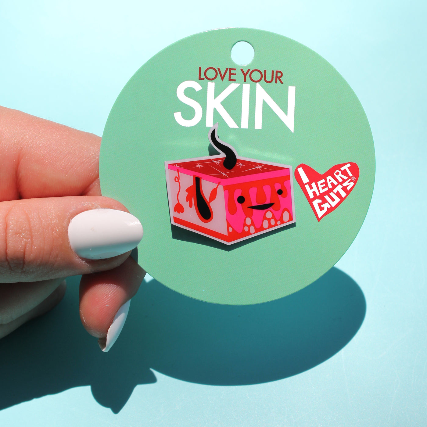 Skin Lapel Pin with More Melanin - Love Your Skin