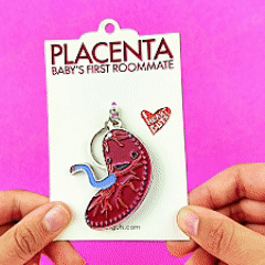 Placenta Keychain - Baby's First Roommate