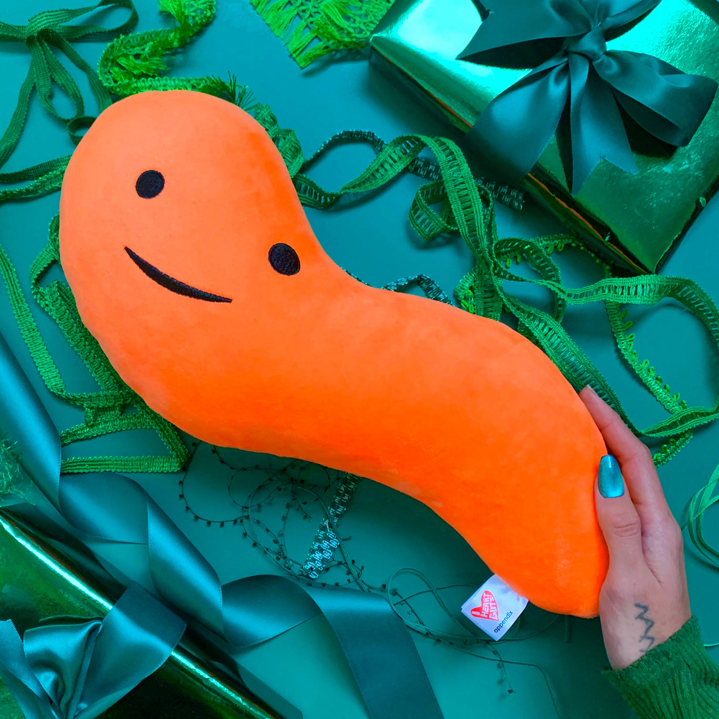 Appendix Plushie Get Well - Feel It In Your Gut - Plush Organ Toy