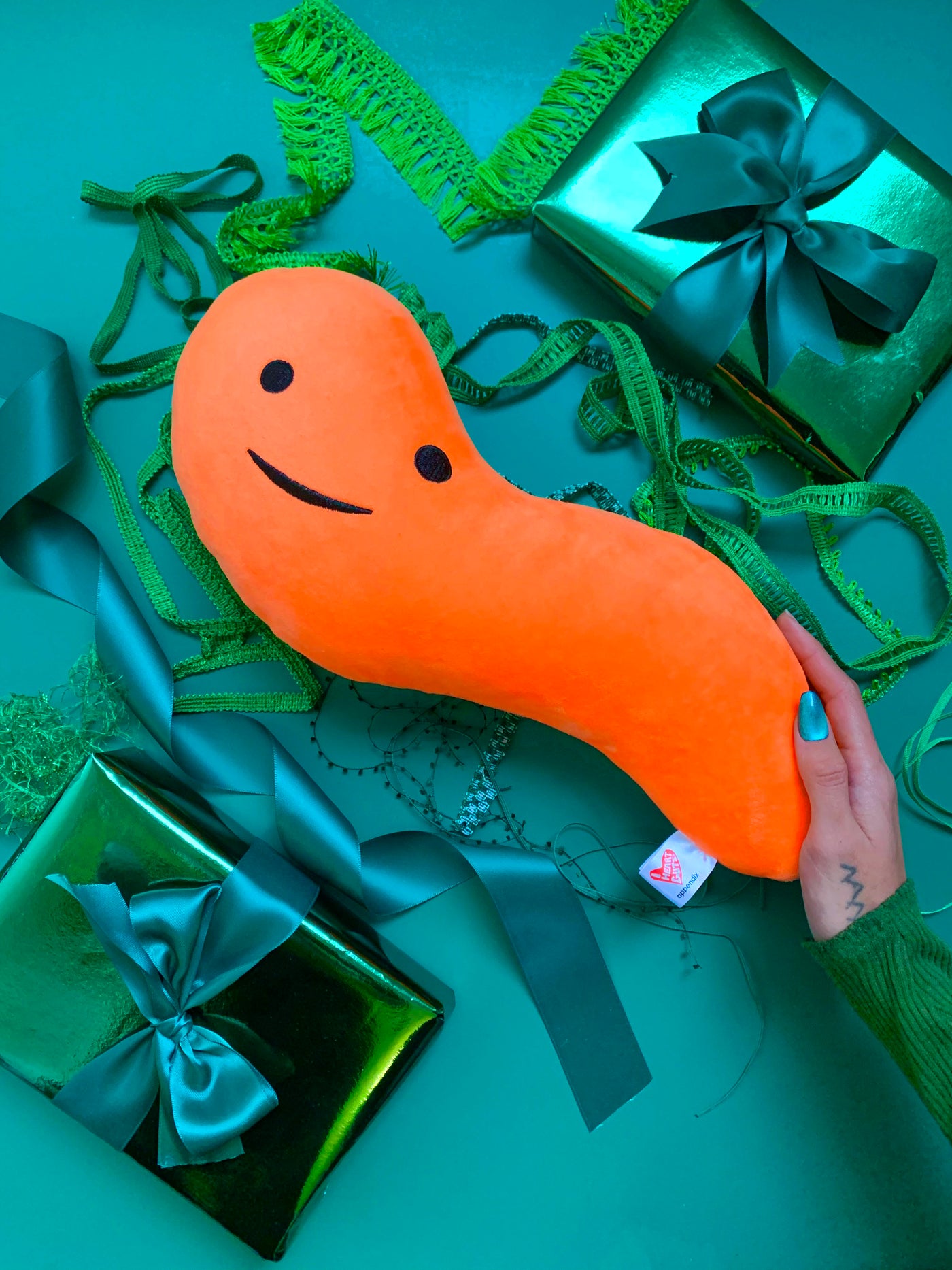 Appendix Plushie Get Well - Feel It In Your Gut - Plush Organ Toy