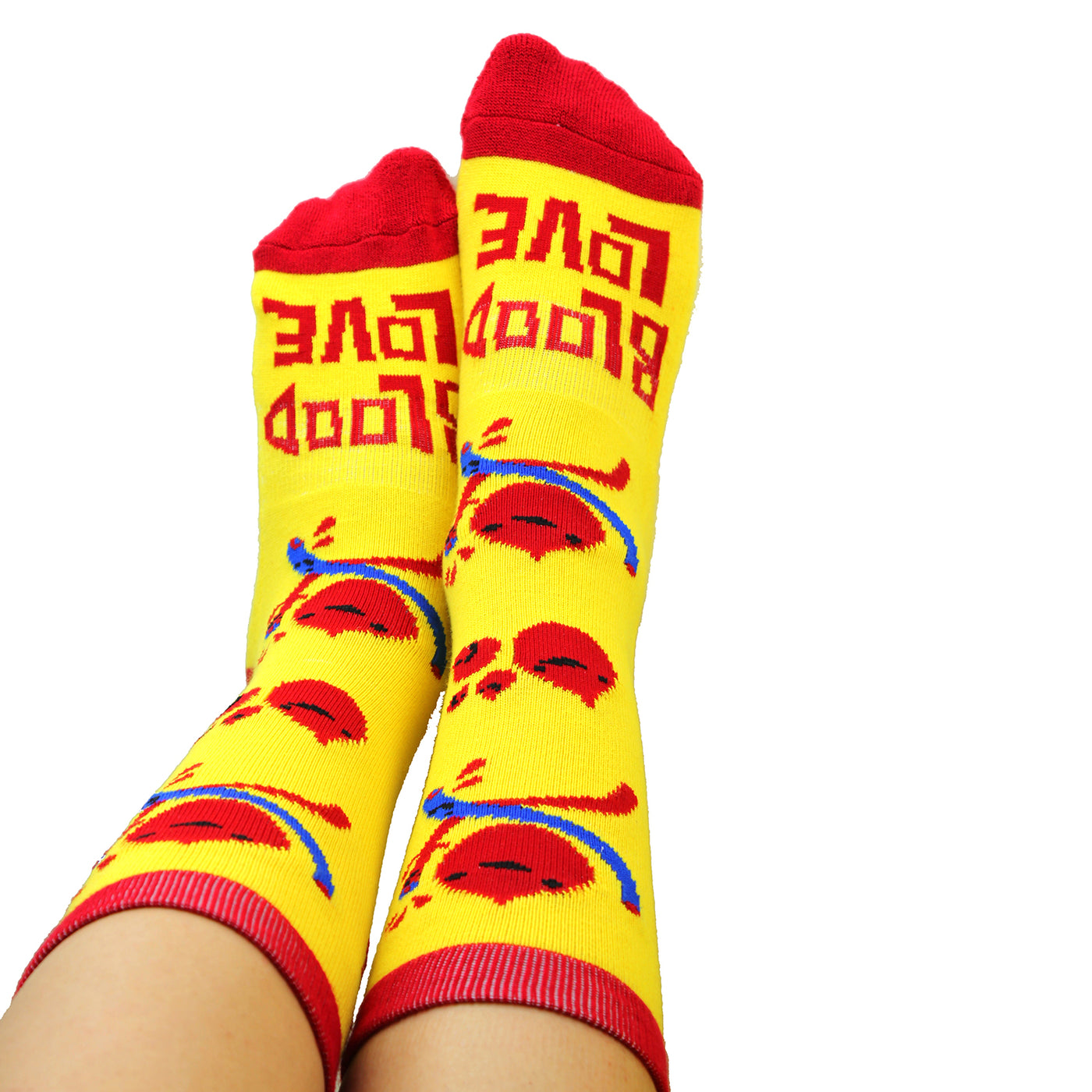 Blood Socks | Blood Love, Blood Besties Donor Bank Donation Cute Sock