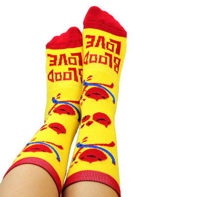 Blood Socks | Blood Love, Blood Besties Donor Bank Donation Cute Sock