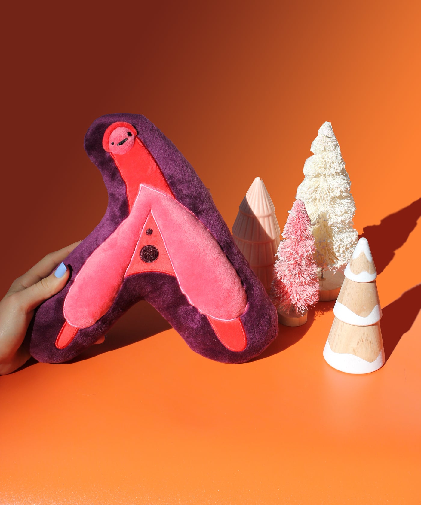 Clitoris Plush Toy - Enjoy Your Clitoris Organ Plushie Stuffed Animal Pillow