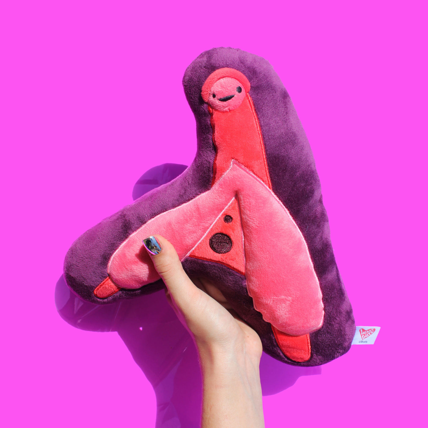 Clitoris Plush Toy - Enjoy Your Clitoris Organ Plush Stuffed Animal Pillow