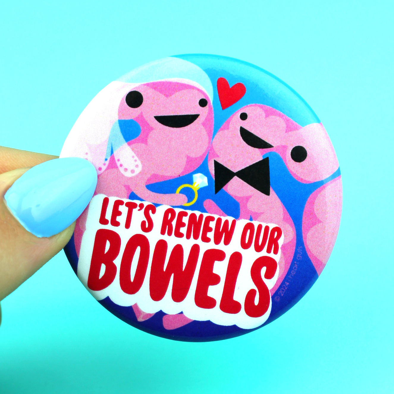 Let's Renew our Bowels | Cute Colon Magnet