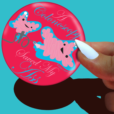 Colonoscopy Saved My Ass Magnet | Funny Cute Bowel Surgery, Colon Cancer Humor Gift