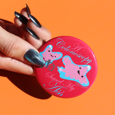 Colonoscopy Saved My Ass Magnet | Funny Cute Bowel Surgery, Colon Cancer Humor Gift
