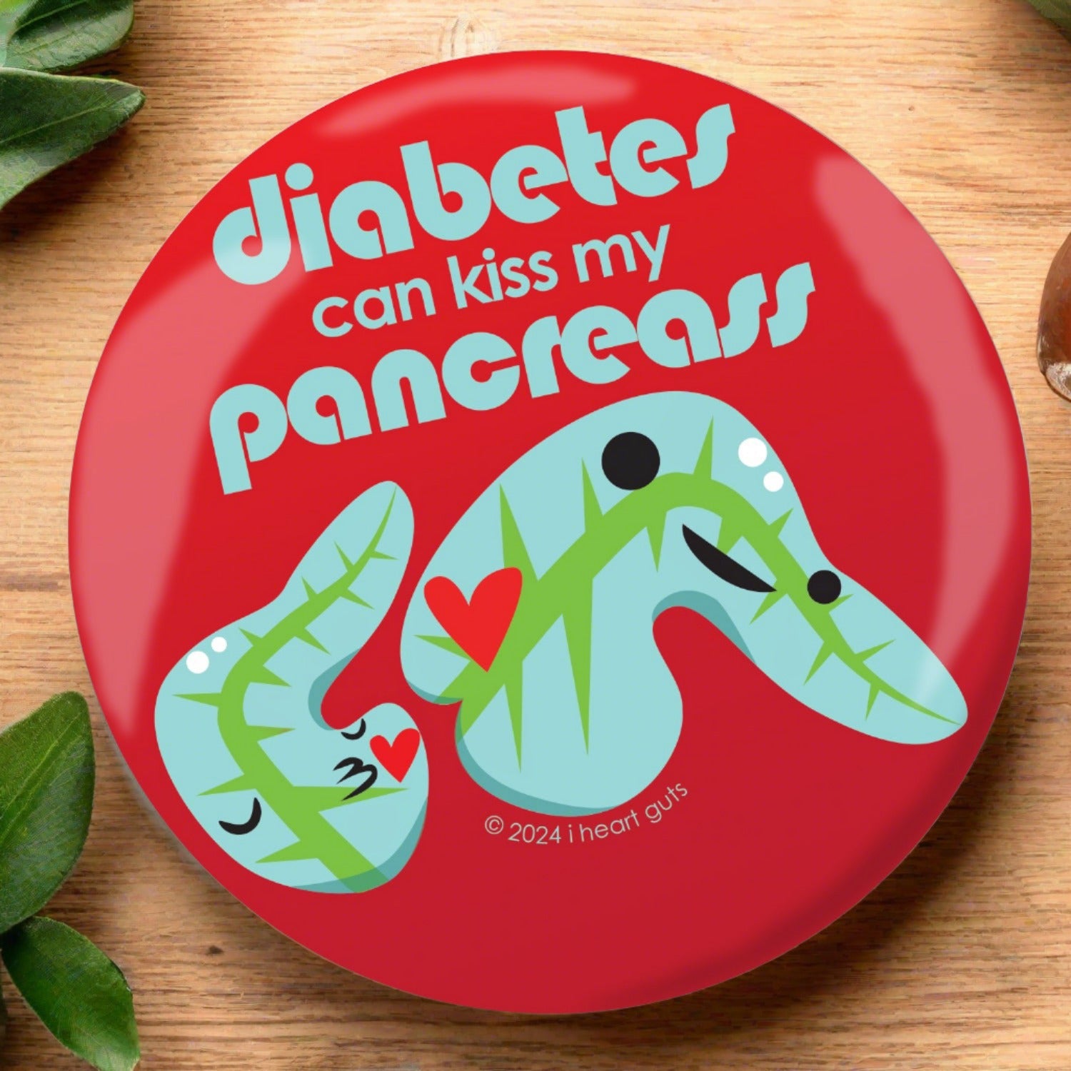 Kiss My Pancreas Magnet | T1D Awareness Cute Funny Magnet, Diabetic ...