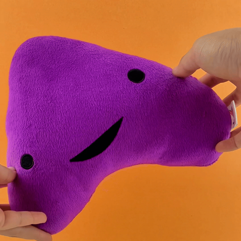 Adrenal Gland Plush - What a Rush - Plush Organ Stuffed Toy Pillow