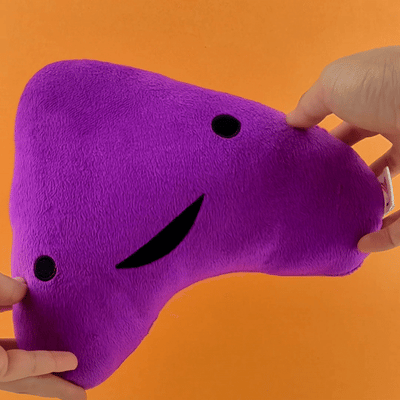Adrenal Gland Plush - What a Rush - Plush Organ Stuffed Toy Pillow