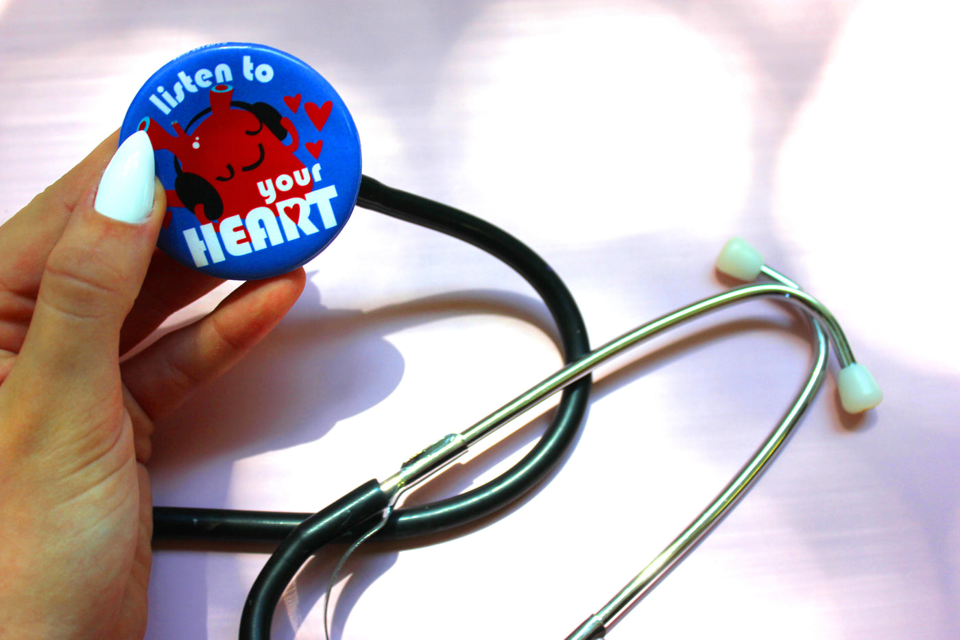 Listen to Your Heart Magnet | Surgery Recovery Funny Cardiology Heart Disease Cute Gifts