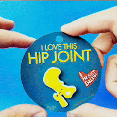 Hip Joint Lapel Pin - Love This Hip Joint Replacement Surgery Funny Gift