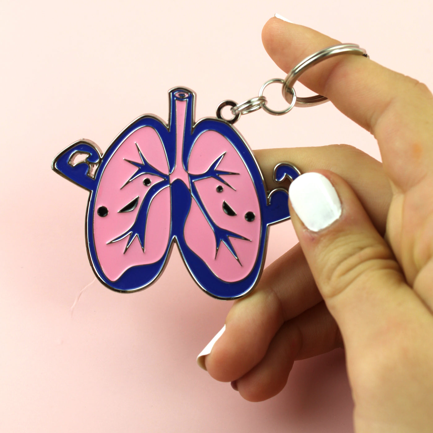 Lungs Keychain - My Lung Life is Crazy