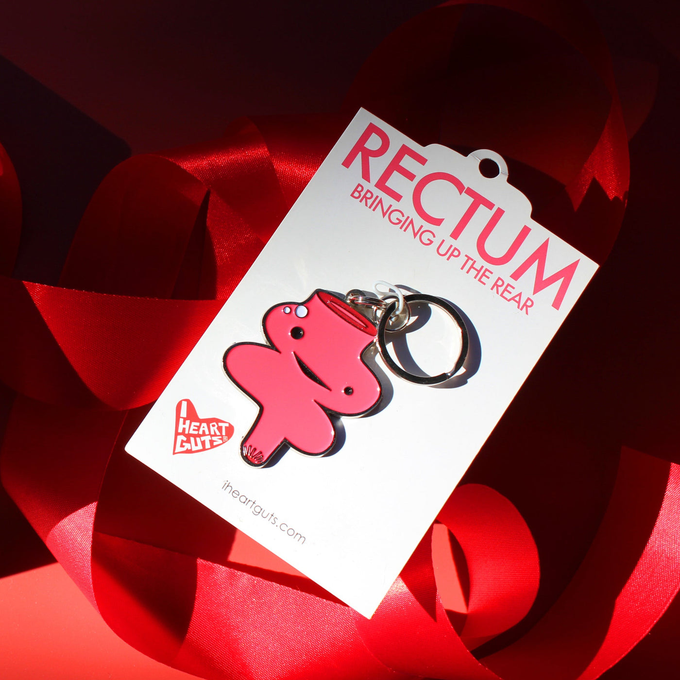Rectum Keychain - Bringing up the Rear