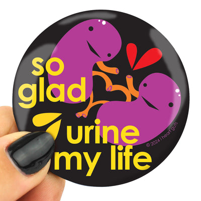 Kidney So Glad Urine My Life Magnet | Cute Kidneys Surgery Gift, Cute Organ Donor Awareness Magnets
