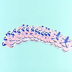 Whole Lotta Lung Stickers - 15 Lung Stickers