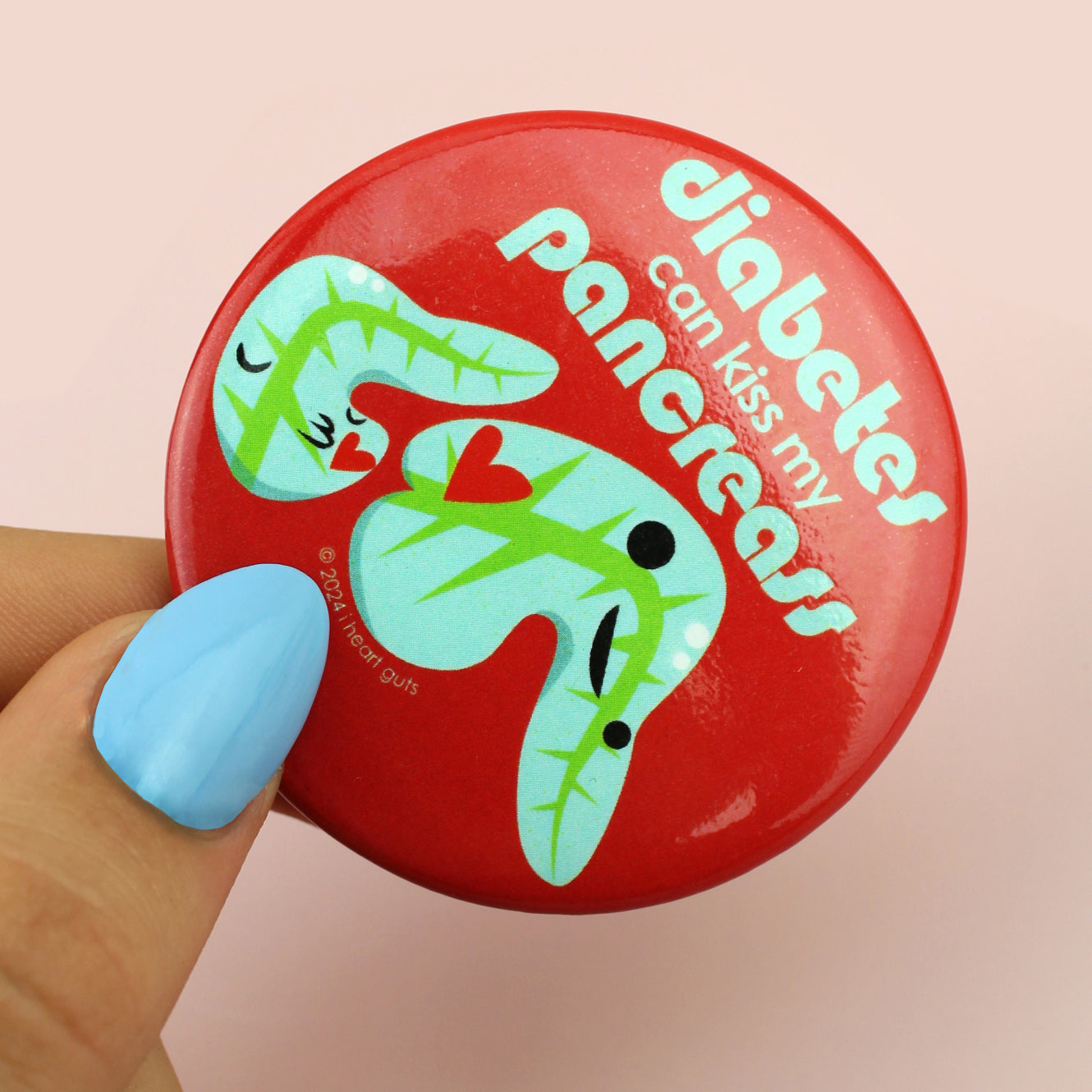 Kiss My Pancreas Magnet | T1D Awareness Cute Funny Magnet, Diabetic ...