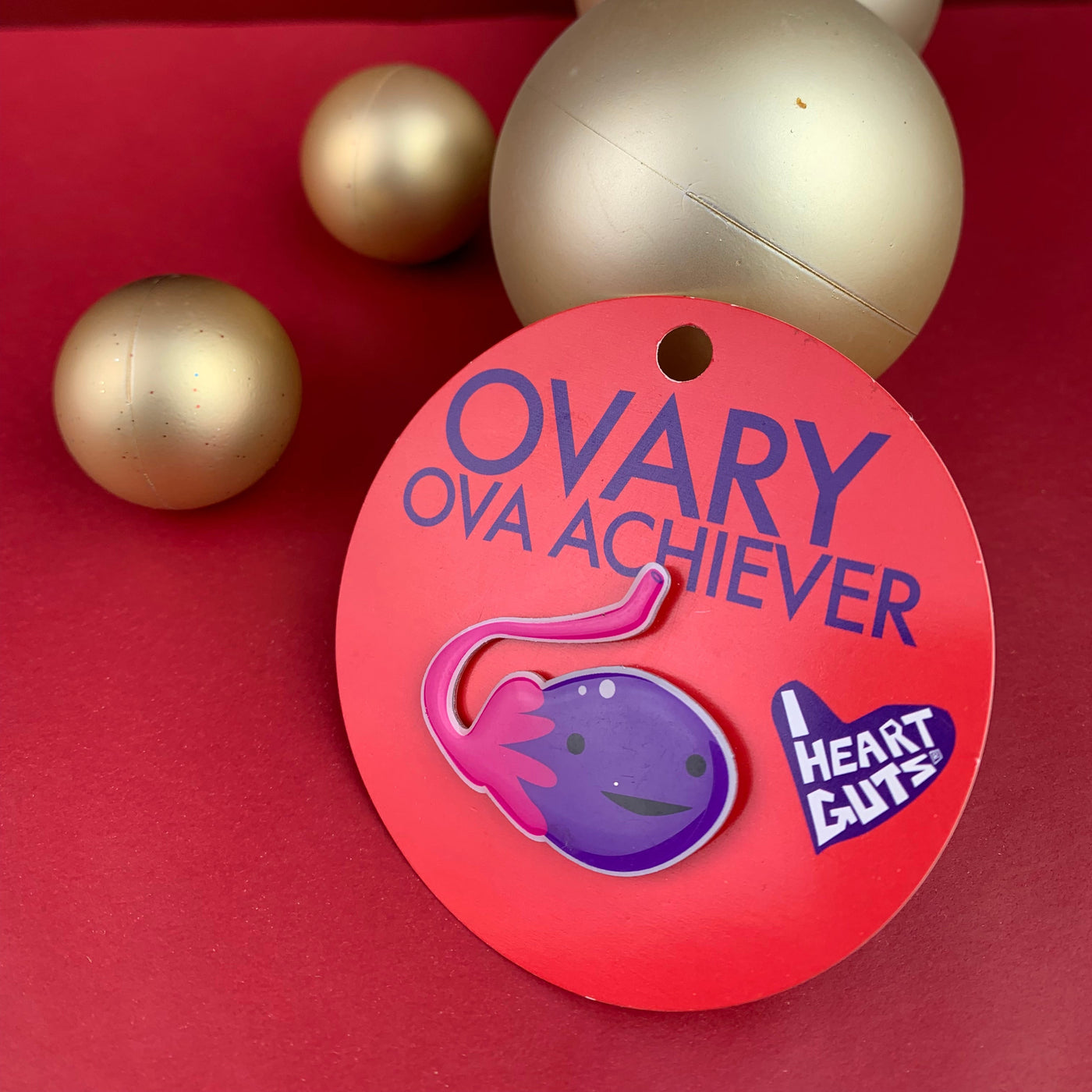 Ovary Lapel Pin - Ova Achiever!