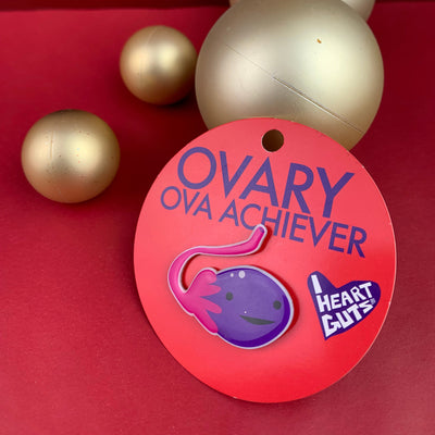 Ovary Lapel Pin - Ova Achiever!