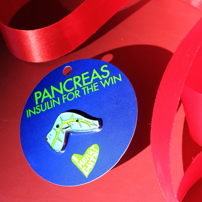 Pancreas Enamel Lapel Pin - Stick it to Me!