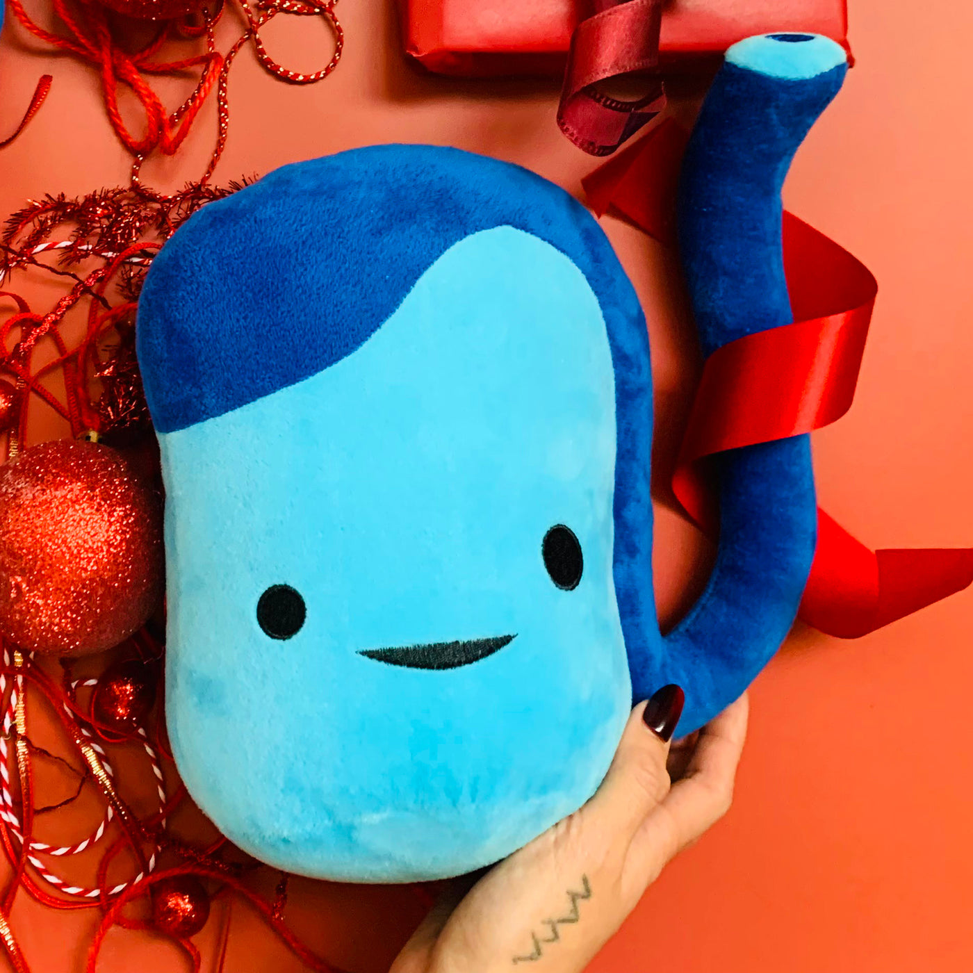 Testicle Plush - Having a Ball - Plush Organ Stuffed Toy Pillow