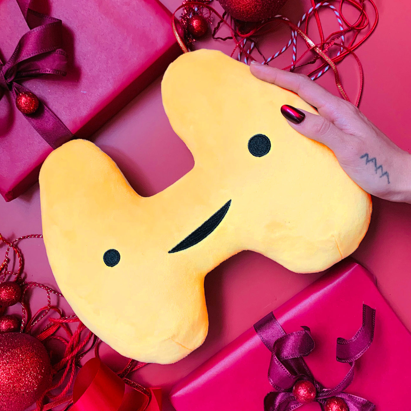 Thyroid Plushie - Burn, Thyroid, Burn! - Surgery Cancer Gift Pillow