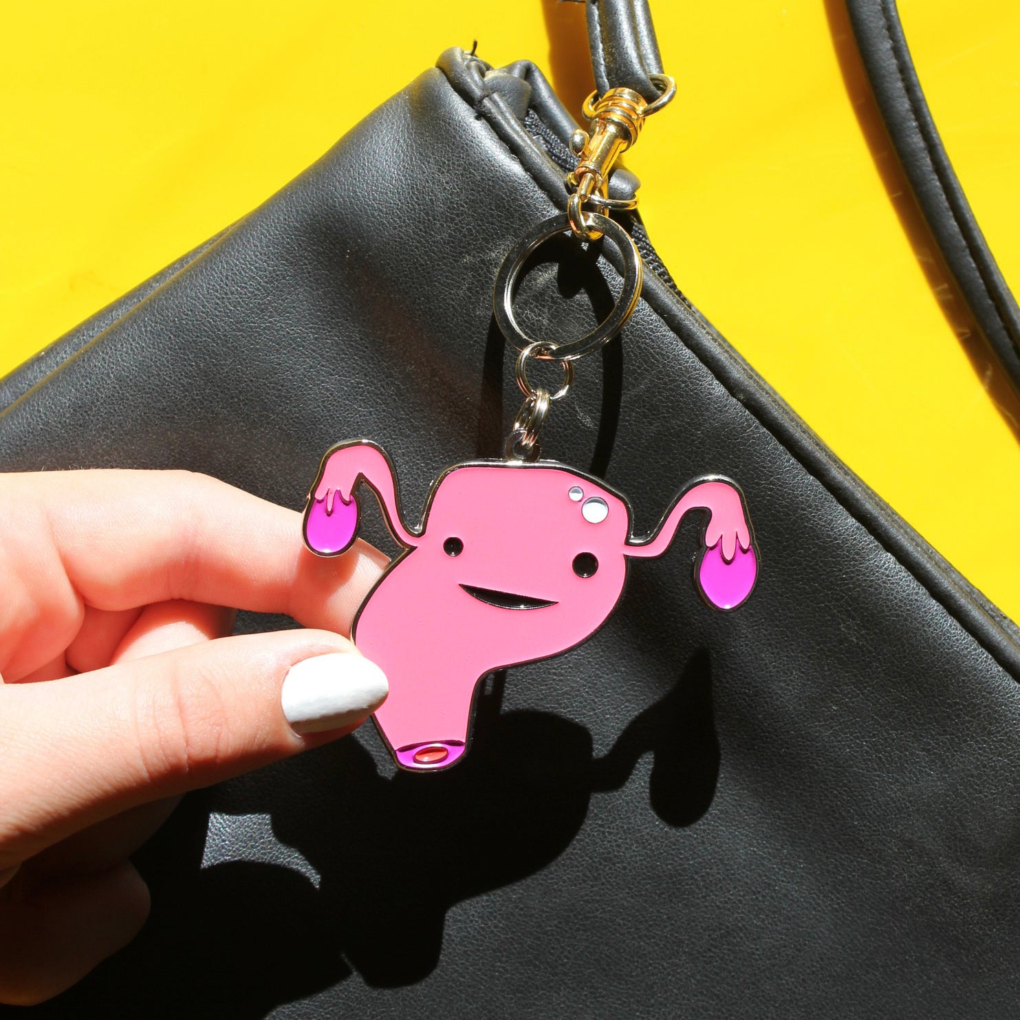 Uterus Keychain - Womb Service | I Heart Guts Plush Organs