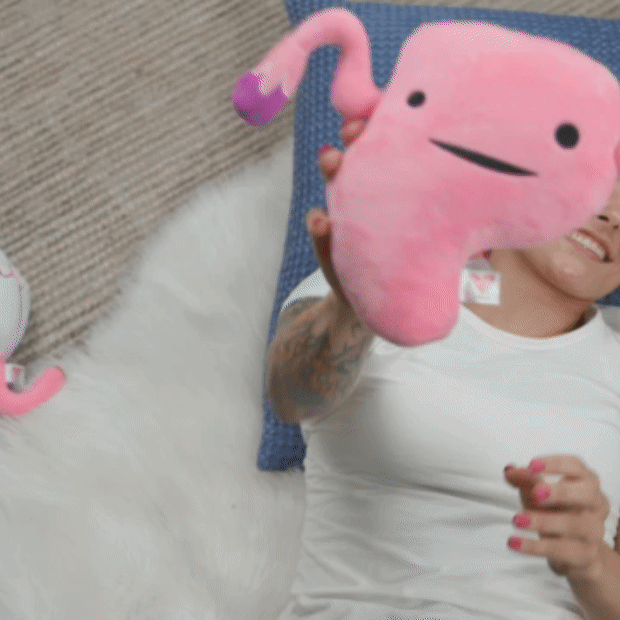 Uterus Plushie | I Heart Guts Surgery Support Pillow Stuffed Animal, New Mom Gift Uterus Plushie | I Heart Guts Surgery Support Pillow Stuffed Animal, New Mom Gift