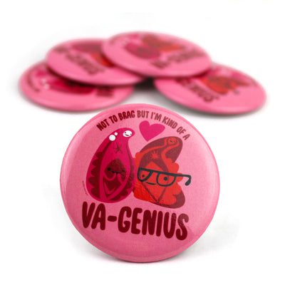 Kind of a Va-Genius Magnet - OB/GYN Health Smart Funny Gift Midwife Doula Vagina Whisperer - I Heart Guts