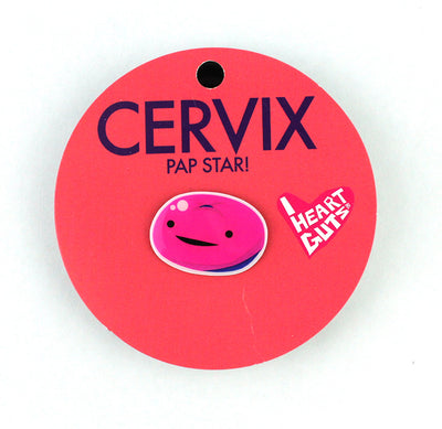 Cervix Lapel Pin - Pap Smear Pin - Cervical Cancer Pin - Cute Cervix Pin