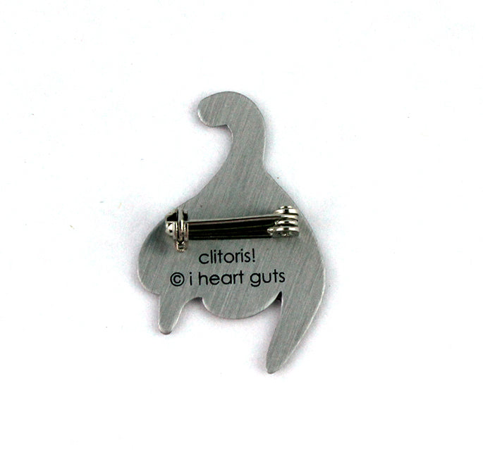 Enjoy Your Clitoris Lapel Pin - I Heart Guts
