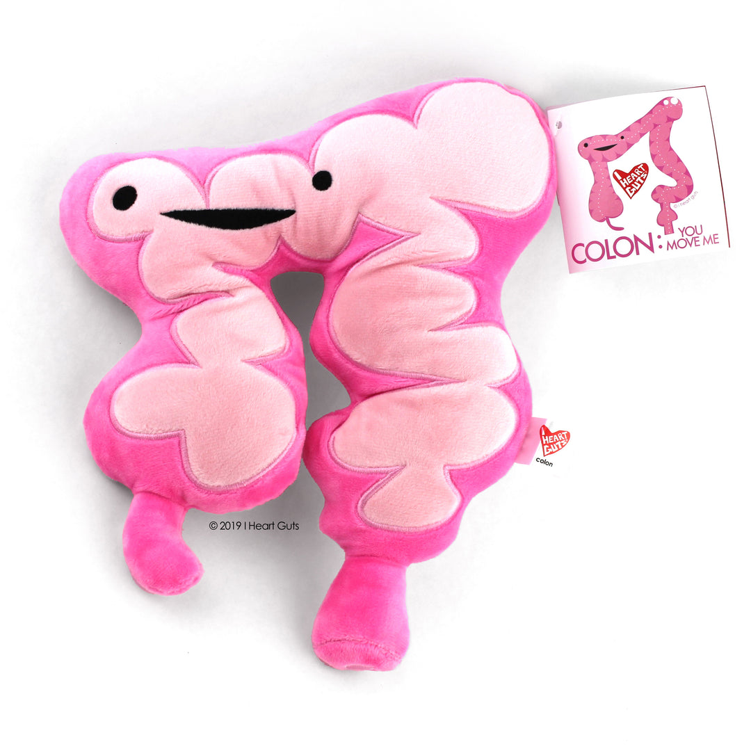 Colon Plushie - You Move Me - Plush Organ Stuffed Toy Pillow | I