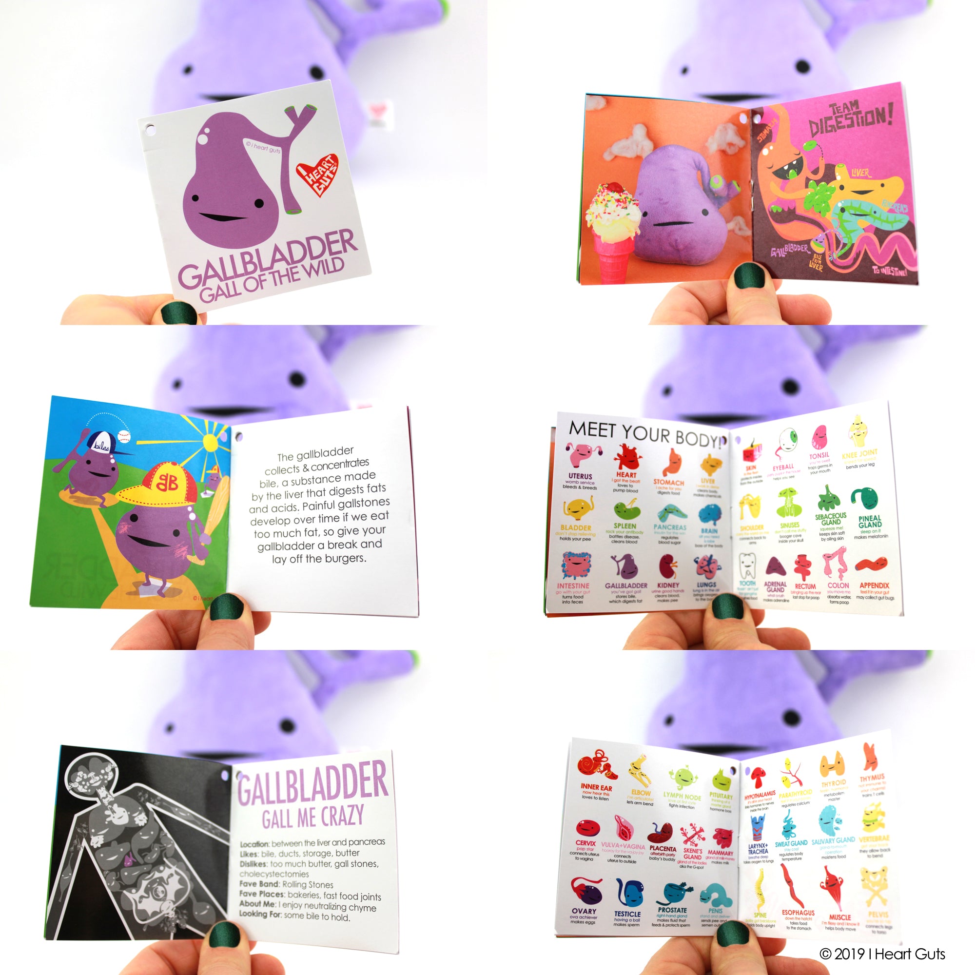 Gallbladder Plush You ve Got Gall Plush Organ Stuffed Toy