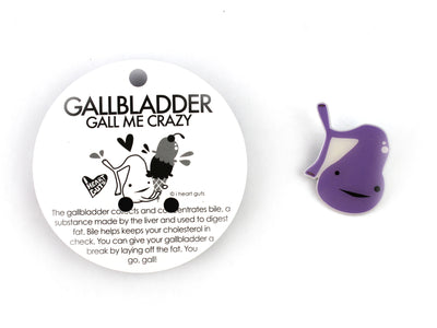 Gallbladder Pin - Cute Funny Gallbladder Pins - Gallbladder Surgery Pins & Gifts