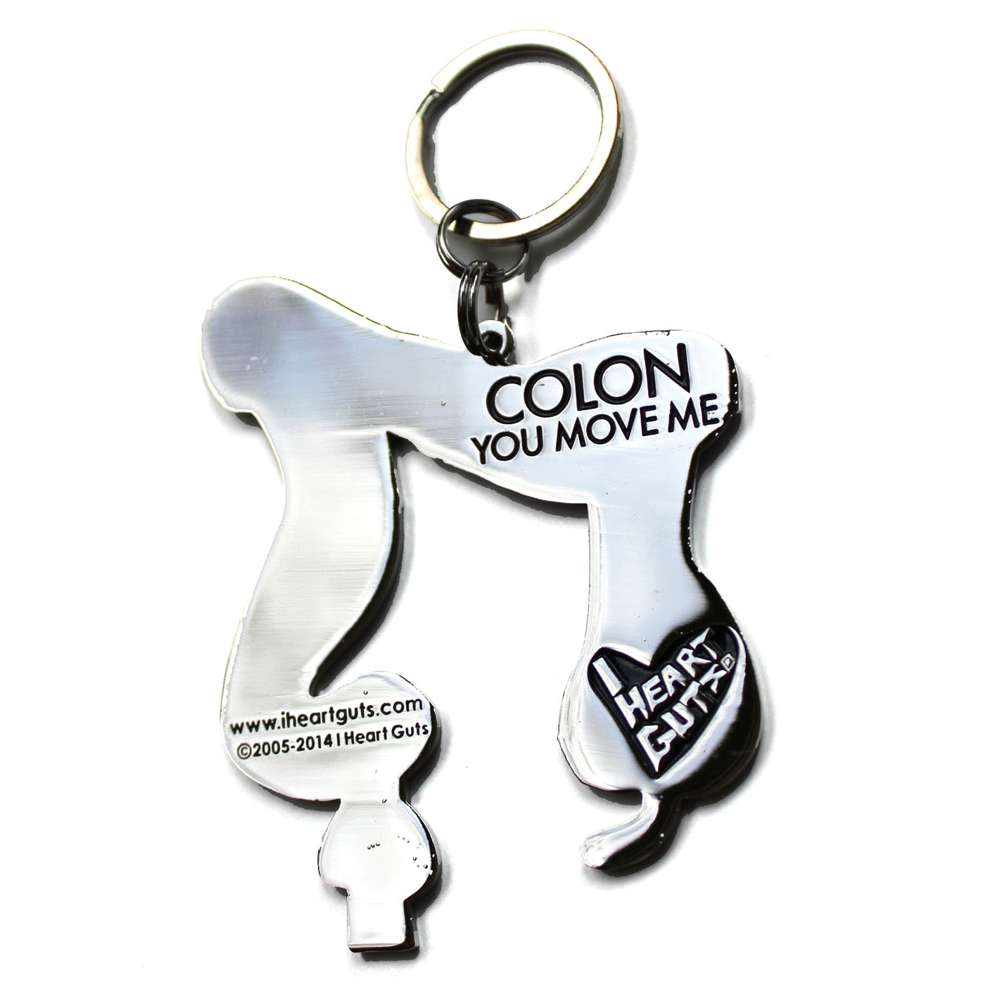 Colon Keychain - You Move Me - I Heart Guts