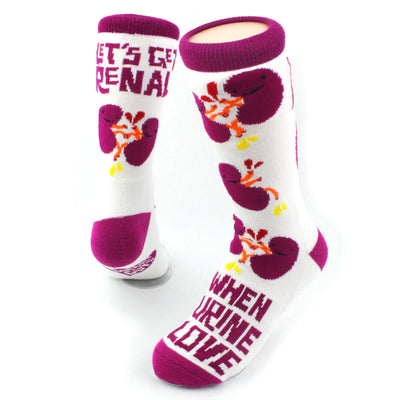 Kidney Socks - Cute Kidneys Sock - Kidney Donor Socks - Nephrology Socks