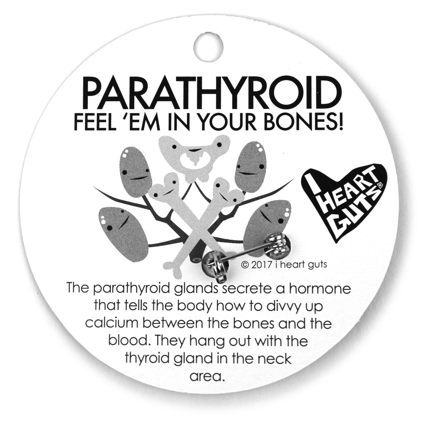 Parathyroid Pin | Parathyroid Surgery, Cancer, Disease Funny Cute Pin | I Heart Guts
