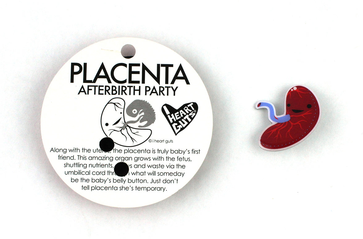 Placenta Pins | Cute Placenta Pins for Midwife, Doula, Pregnancy, OB/GYN