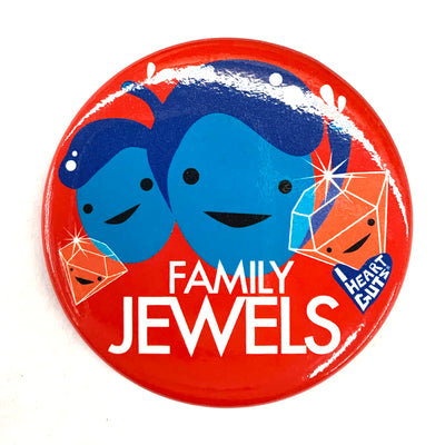 Family Jewels - Testicle Magnet - I Heart Guts