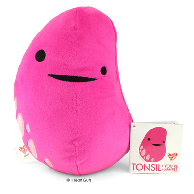 Tonsil Plush - You're Swell - Plush Organ Stuffed Toy Pillow - I Heart Guts