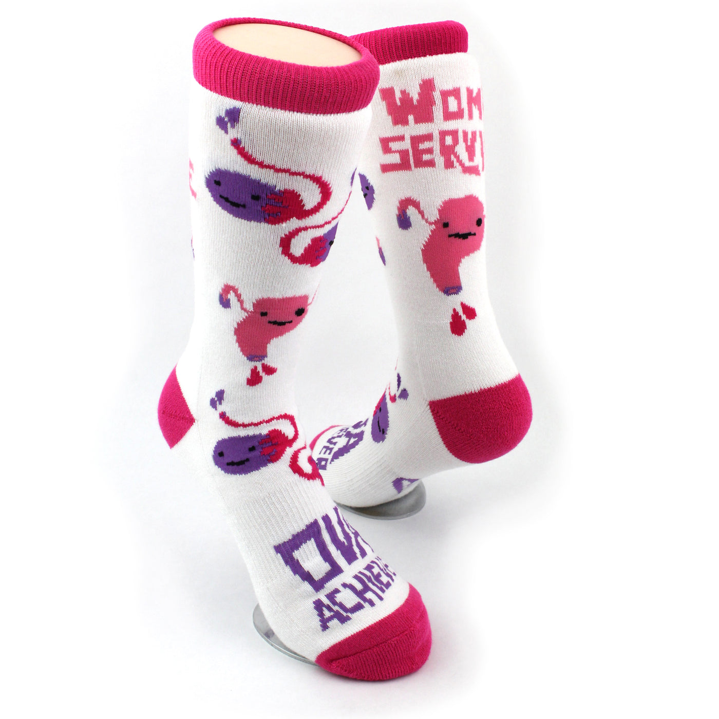 Uterus Socks - Ova Achiever Socks - OBGYN Socks - Cute Uterus Socks