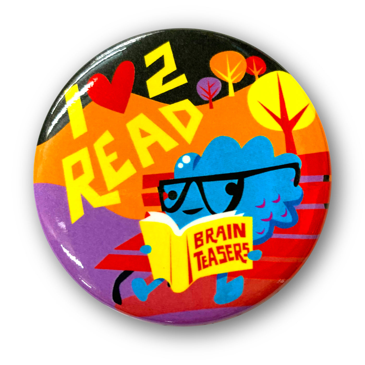 I Love to Read Brain Teasers - Brain Magnet - I Heart Guts